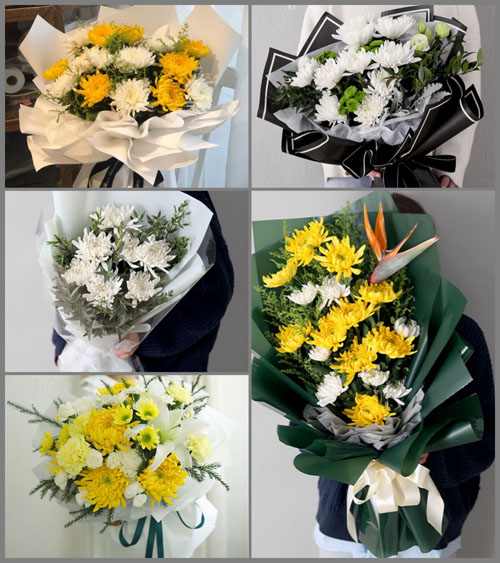 云南昆明富民县赤鹫乡白事花束代送